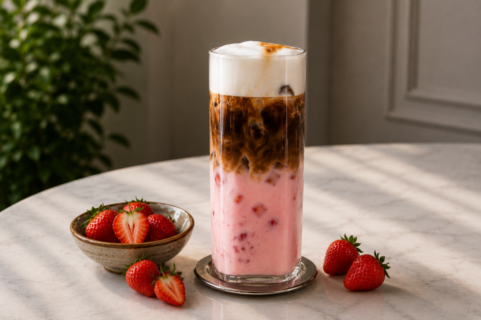 ICED STRAWBERRY LATTE