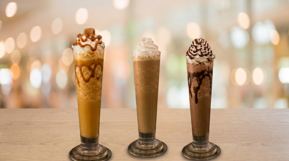 FRAPPUCCHINO( Classic, Vanilla, Caramel, Mocha, Hazelnut)