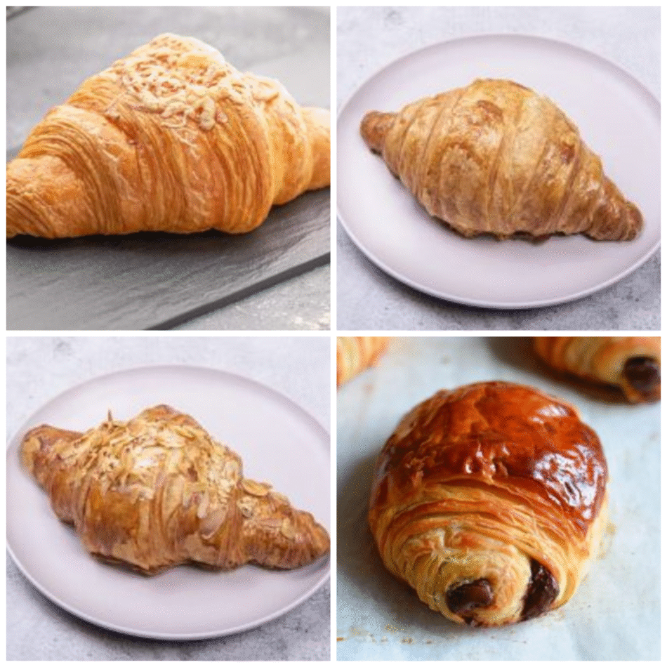CROSSIANT (Cheese, Plain, Almond, Chocolate)