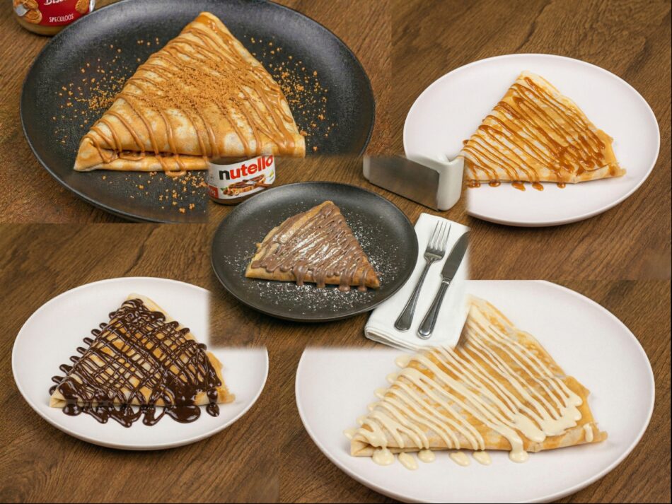 CREPE (Nutella, Lotus, Chocolate, White Chocolate)