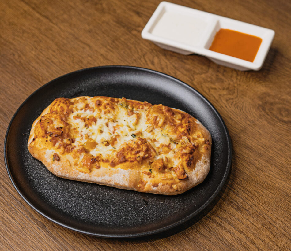 Pinsa Margherita pesto