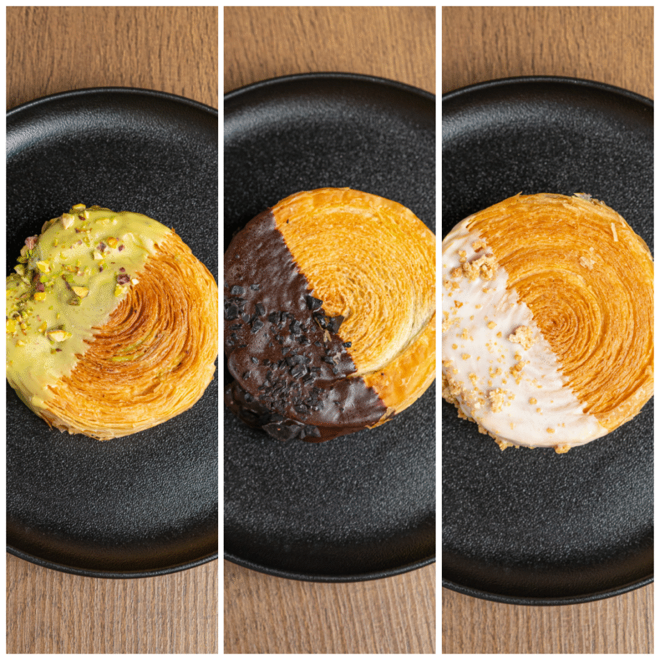 New Work Roll (Pistachio, Chocolate & white Chocolate)