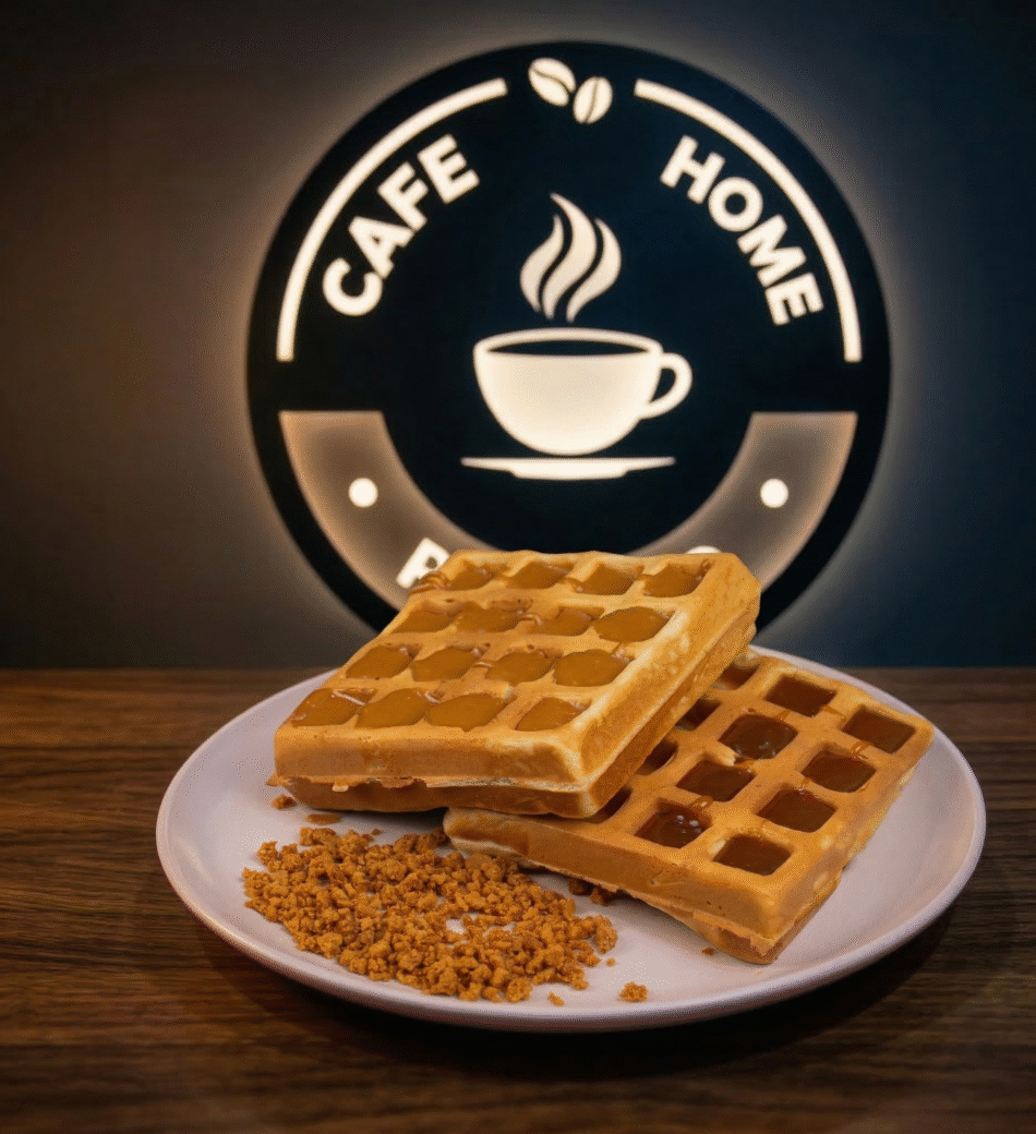 CARAMEL & LOTUS WAFFLE