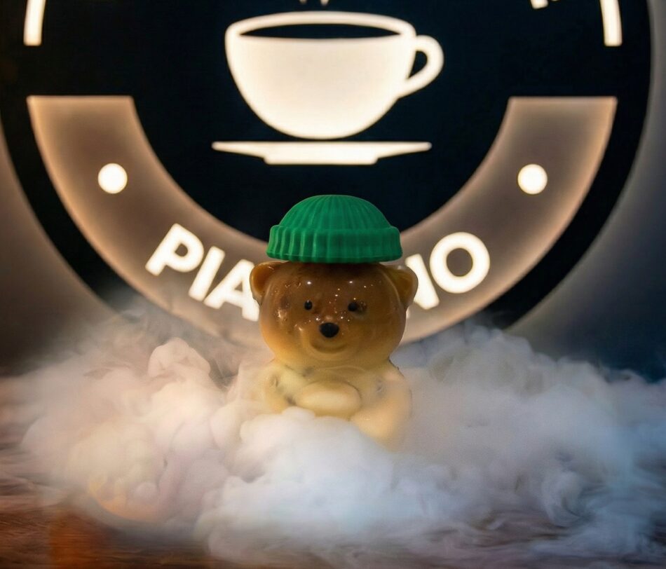 Piattino Teddy Latte