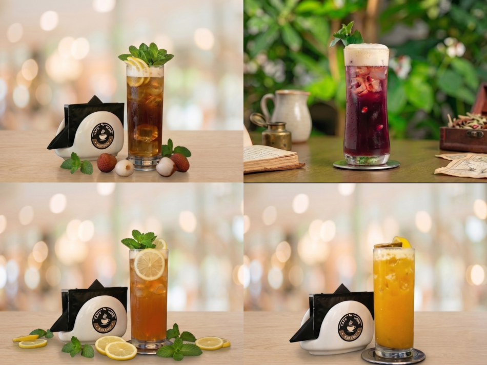 ICED TEA (Lychee, Pomegranate, Peach, Passion-fruit)